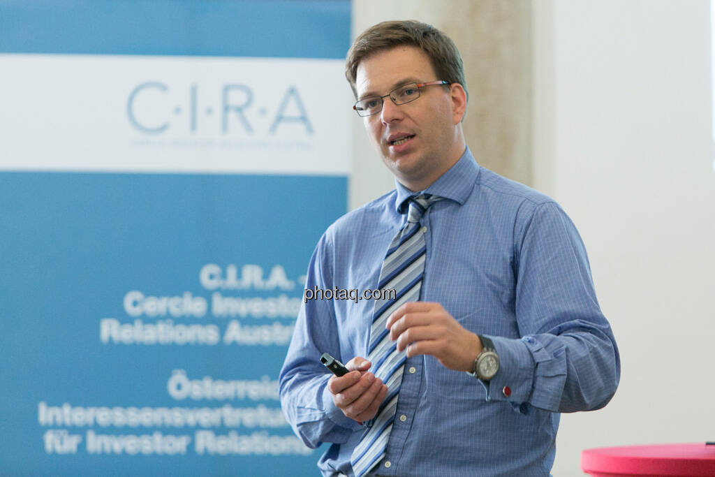 Martin Theyer (AT&S) beim 5. Small Cap Day - Wiener Börse / C.I.R.A., © finanzmarktfoto.at/Martina Draper (20.06.2013) 