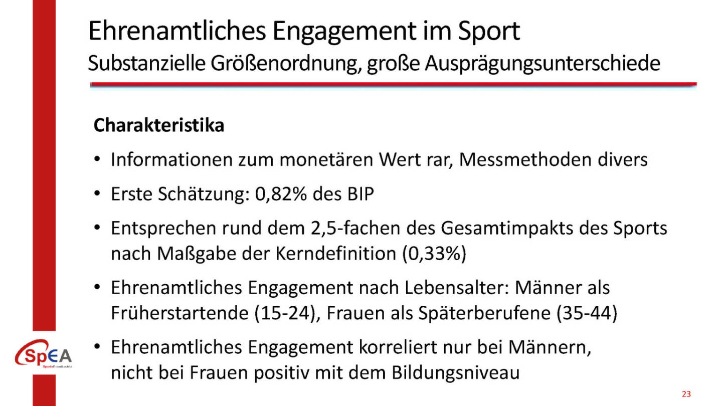 Ehrenamtliches Engagement im Sport