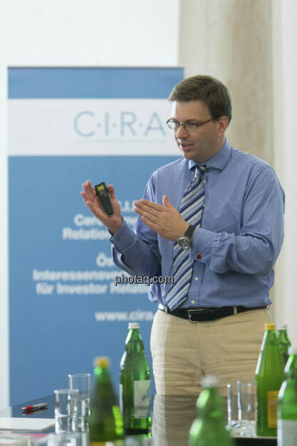 Martin Theyer (AT&S) beim 5. Small Cap Day - Wiener Börse / C.I.R.A., © finanzmarktfoto.at/Martina Draper (20.06.2013) 