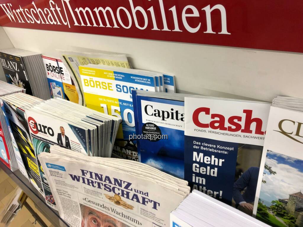 Börse Social Magazine #27, Kiosk, Morawa, 150 Jahre Porr
http://boerse-social.com/magazine, © photaq.com (10.04.2019) 