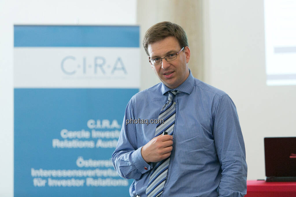 Martin Theyer (AT&S) beim 5. Small Cap Day - Wiener Börse / C.I.R.A., © finanzmarktfoto.at/Martina Draper (20.06.2013) 