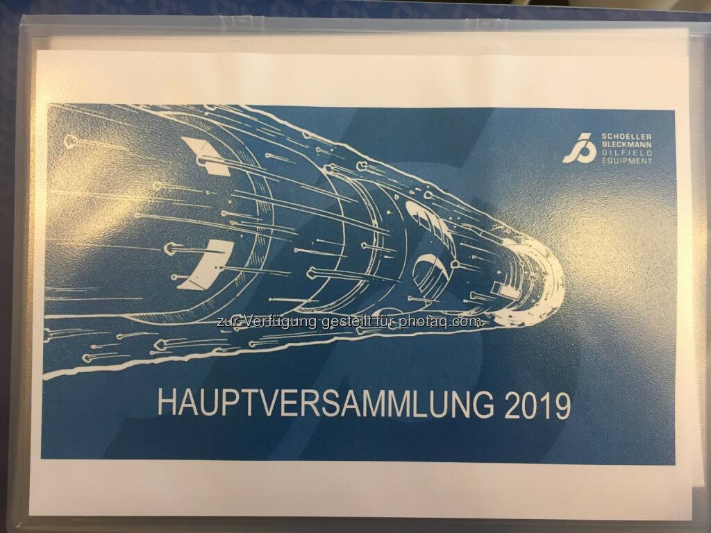 Raumschiff SBO? Irgendwas wollen sie tatsächlich für die Raumfahrt erzeugen, aber das hier ist offenbar eine simple Bohrstange, wie sie beim directional drilling verwendet wird, SBO-HV 23.4.19 (25.04.2019) 