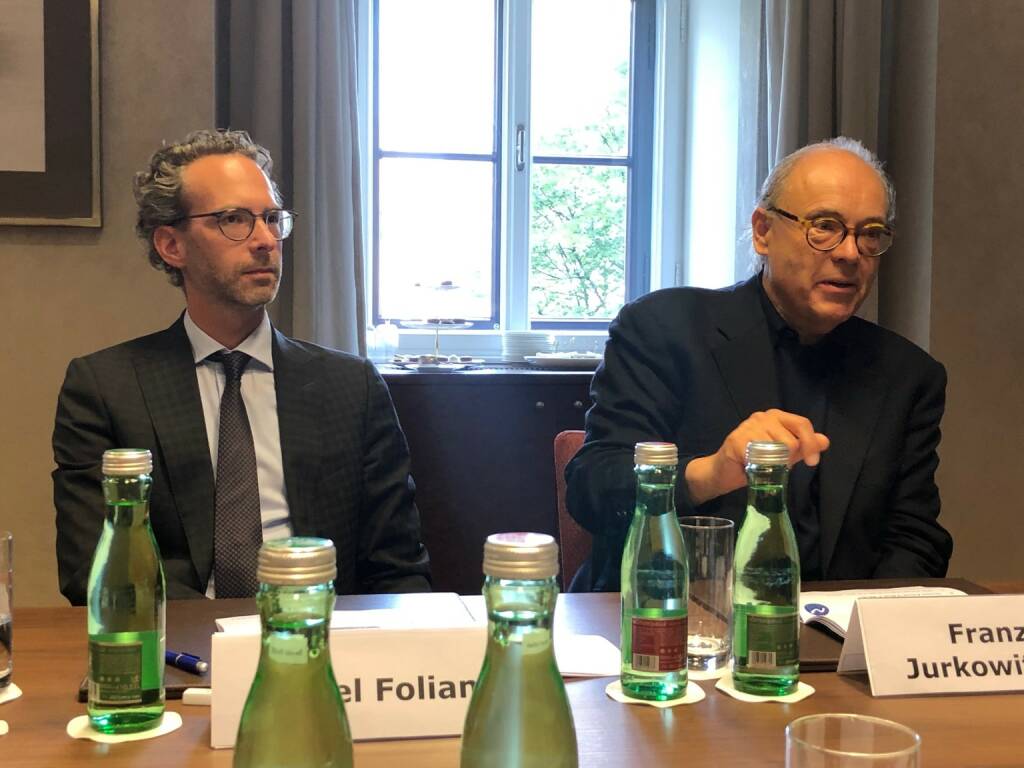 Warimpex-Bilanz PK am 26.4.2019: Daniel Folian (CFO), Franz Jurkoswitsch (CEO) (29.04.2019) 