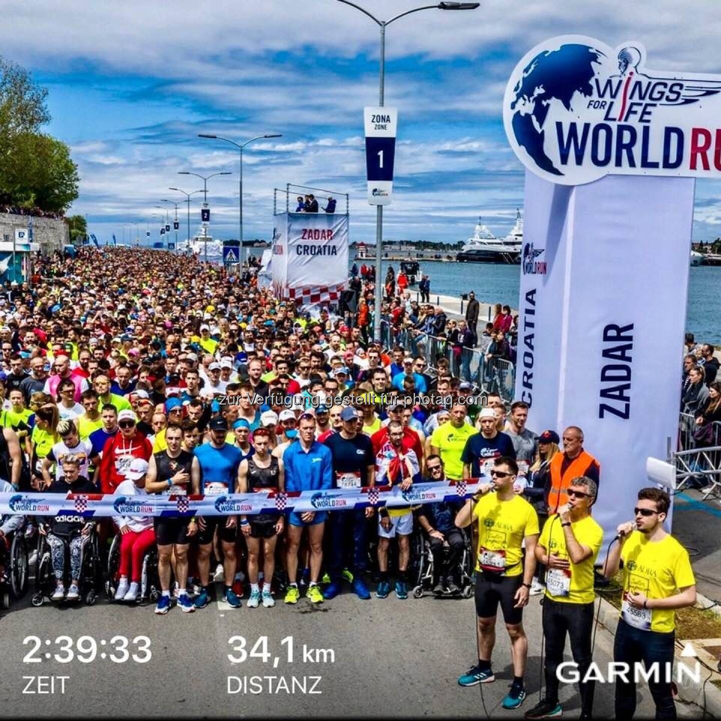 Doris Kindl: 34,1k beim Wings for Life in Zadar