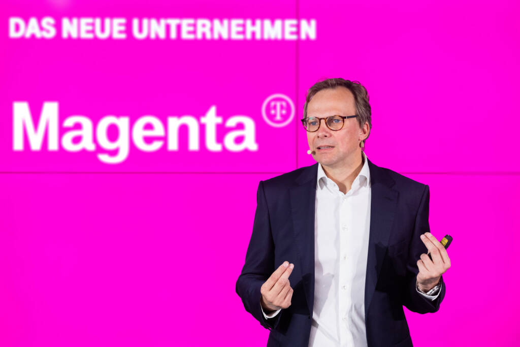 Mit 7. Mai 2019 gewinnt Österreich einen neuen starken, integrierten Anbieter für Telekommunikation und Fernsehen: Unter der neuen Marke „Magenta“ und dem künftigen Unternehmensnamen Magenta Telekom – Magenta T – werden ab sofort die gemeinsamen Produkte von T-Mobile Austria und UPC Austria unter dem neuen magentafarbenen Dach angeboten. Im Bild. Andreas Bierwirth, CEO Magenta Telekom; Credit: Magenta, © Aussendung (07.05.2019) 