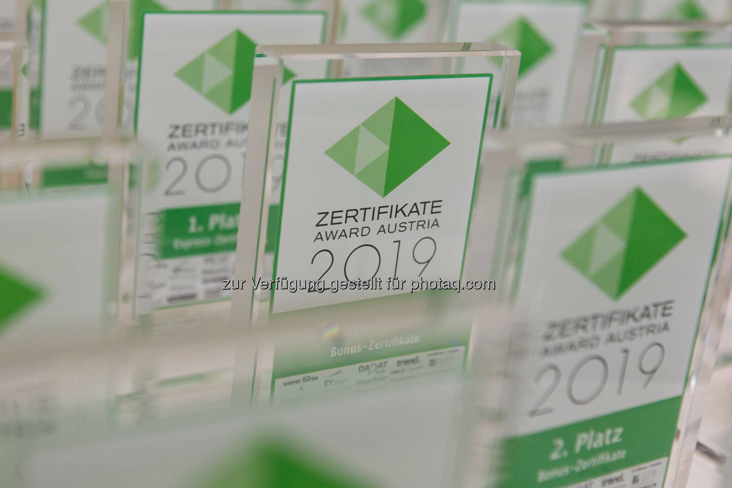 Zertifikate Award Austria 2019 - Pokale