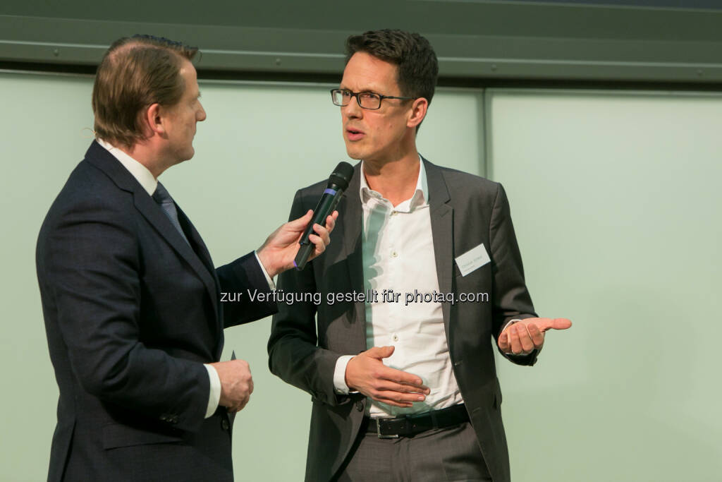 Lars Brandau (DDV), Christian Scheid (ZertifikateJournal), © Martina Draper (10.05.2019) 