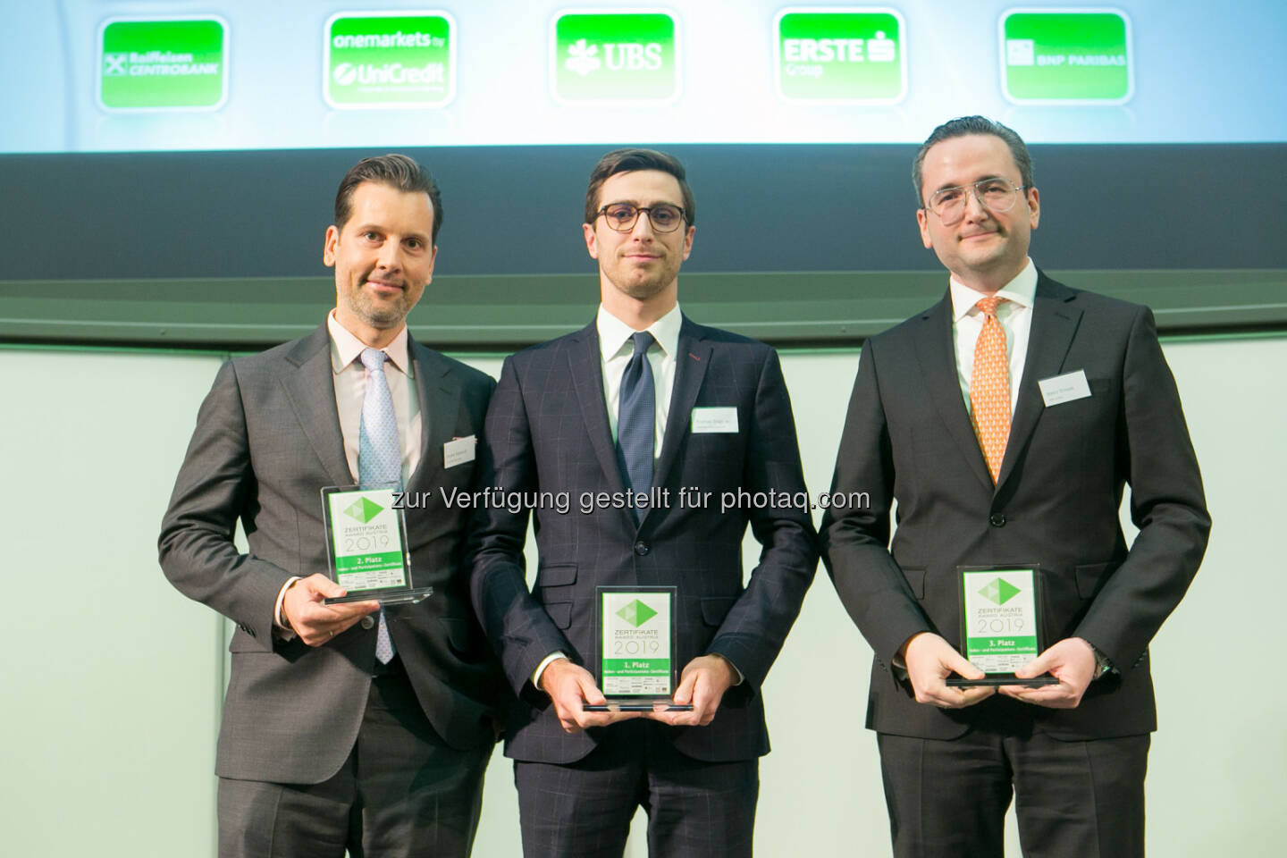 Zertifikate Award Austria 2019 - Index- & Partizipations-Zertifikate