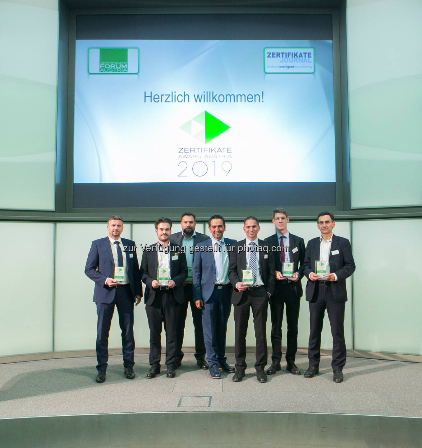 Zertifikate Award Austria 2019 - Team Erste 