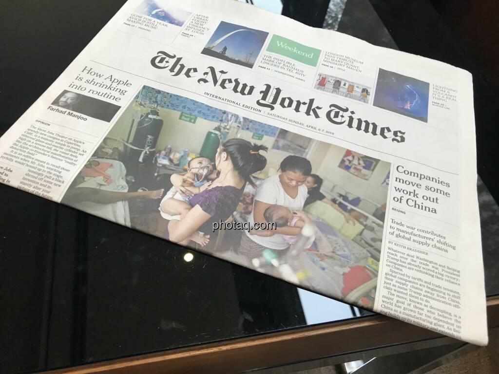 New York Times (23.05.2019) 