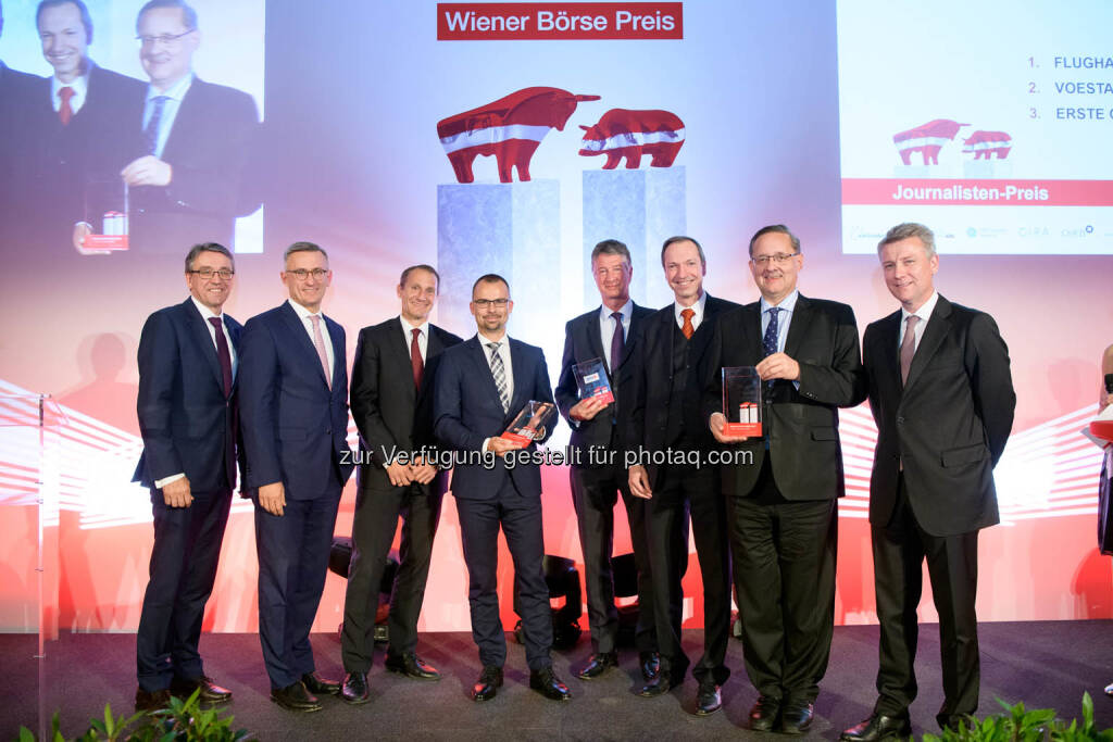 Journalisten-Preis - Flughafen, voestalpine, Erste Group Bank, © Wiener Börse AG/APA-Fotoservice (24.05.2019) 