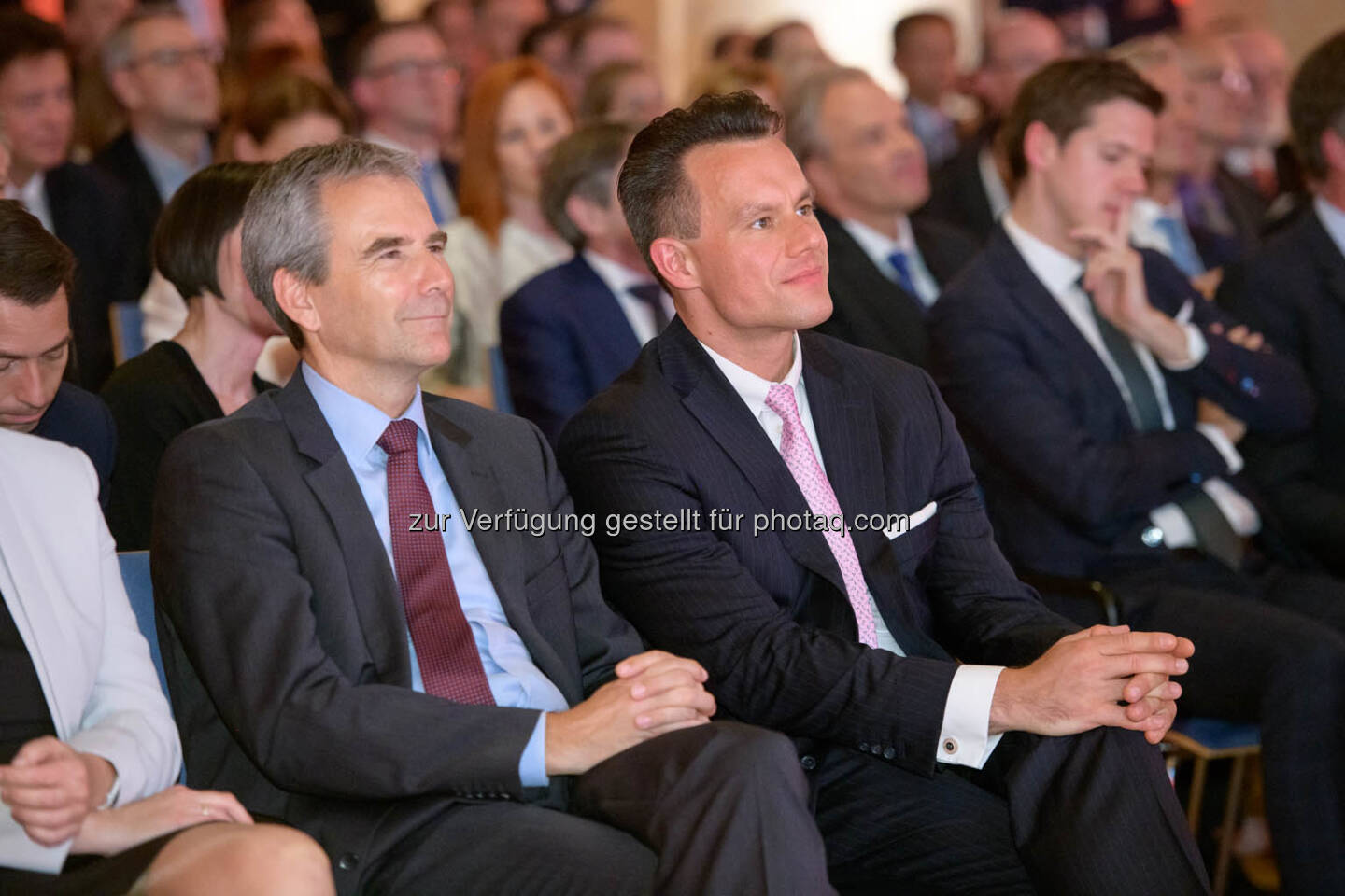 Hartwig Löger (Vizekanzler, Finanzminister), Christoph Boschan (Wiener Börse)