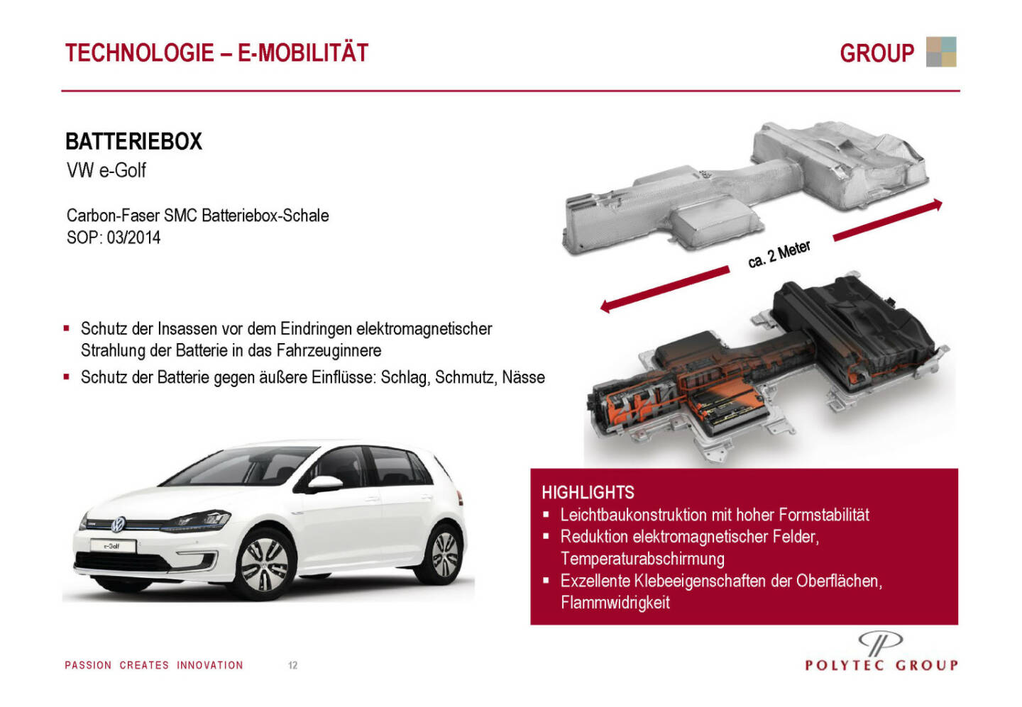 Polytec - TECHNOLOGIE ­ E-MOBILITÄT