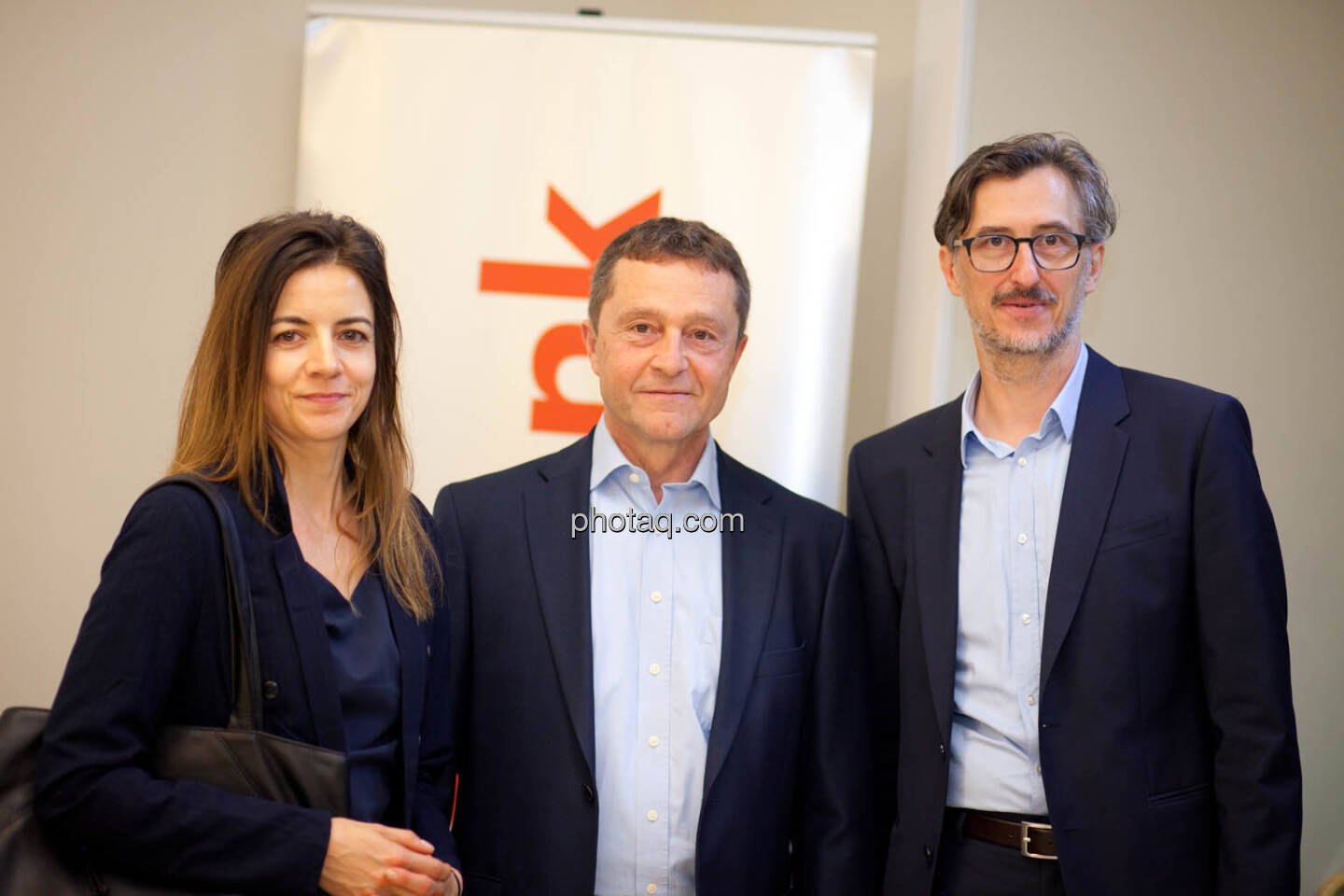 Christine Petzwinkler (BSN), Mario Franzin (Geld Magazin), Josef Chladek (BSN)