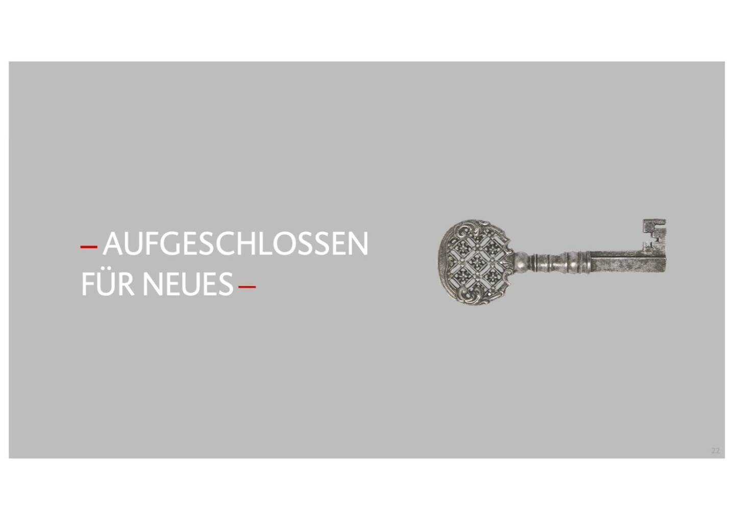 BKS - Aufgeschlossen für Neues