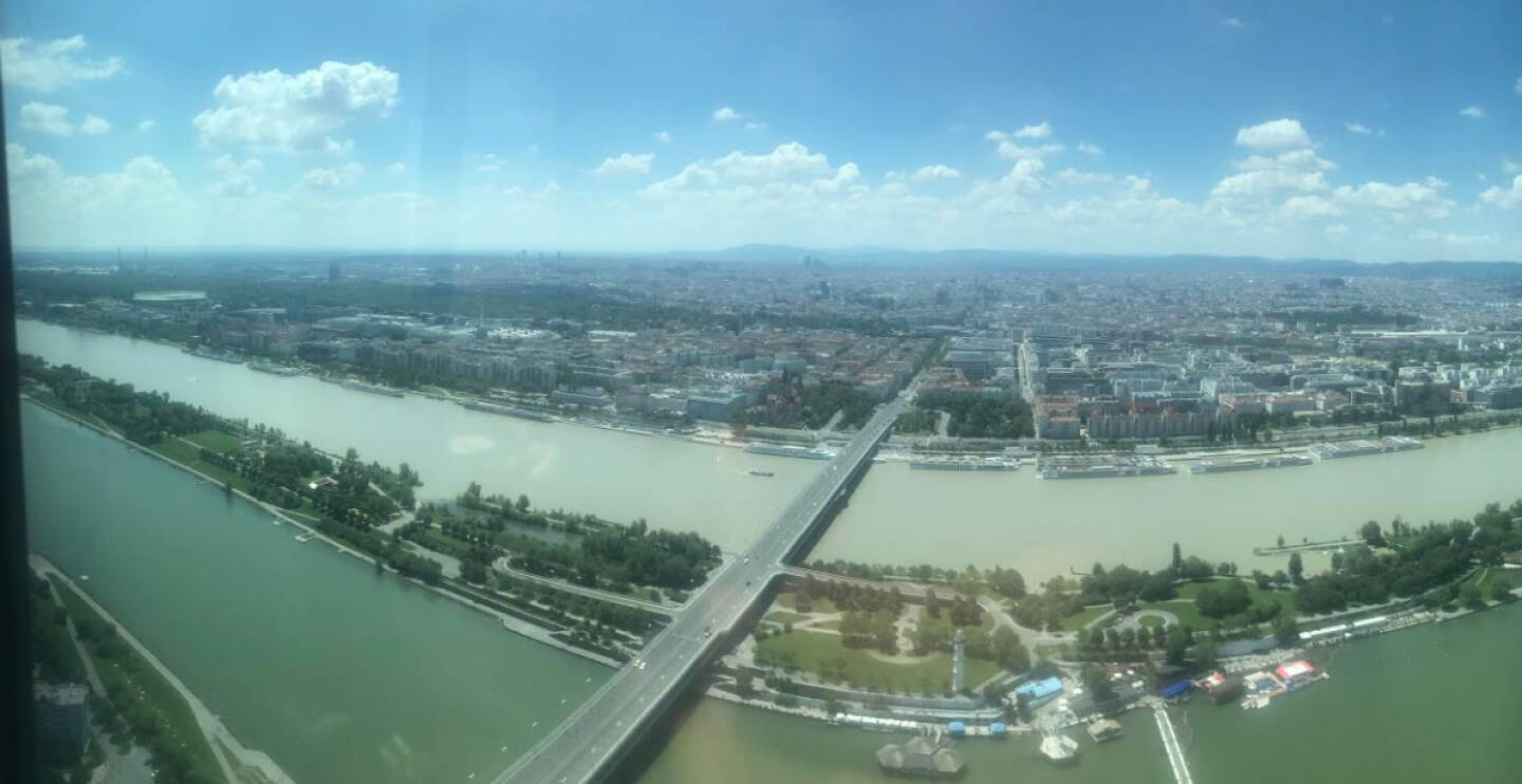 Wien Reichsbrücke Donau