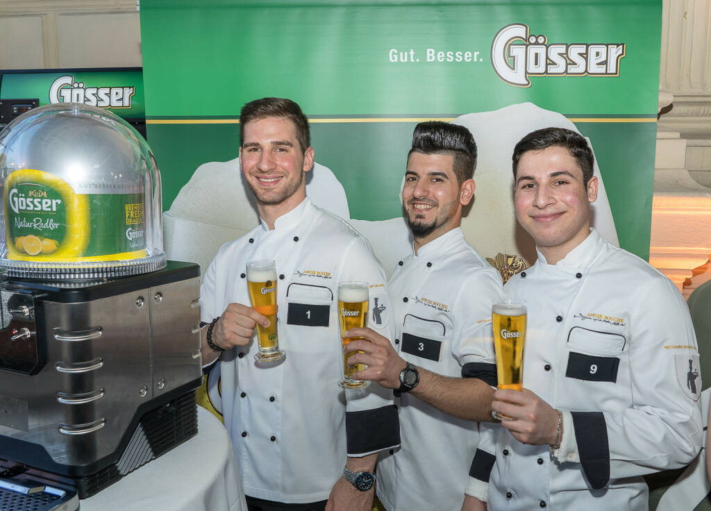 Amuse Bouche lud in Zusammenarbeit mit der Brau Union Österreich Lehrlinge aus Wiener Gastronomiebetrieben zu einem besonderen Wettkampf ein: dem „Wiener-Gastro-Burger 2019“. Fotocredit: Brau Union Österreich / VOGUS, © Aussender (04.06.2019) 