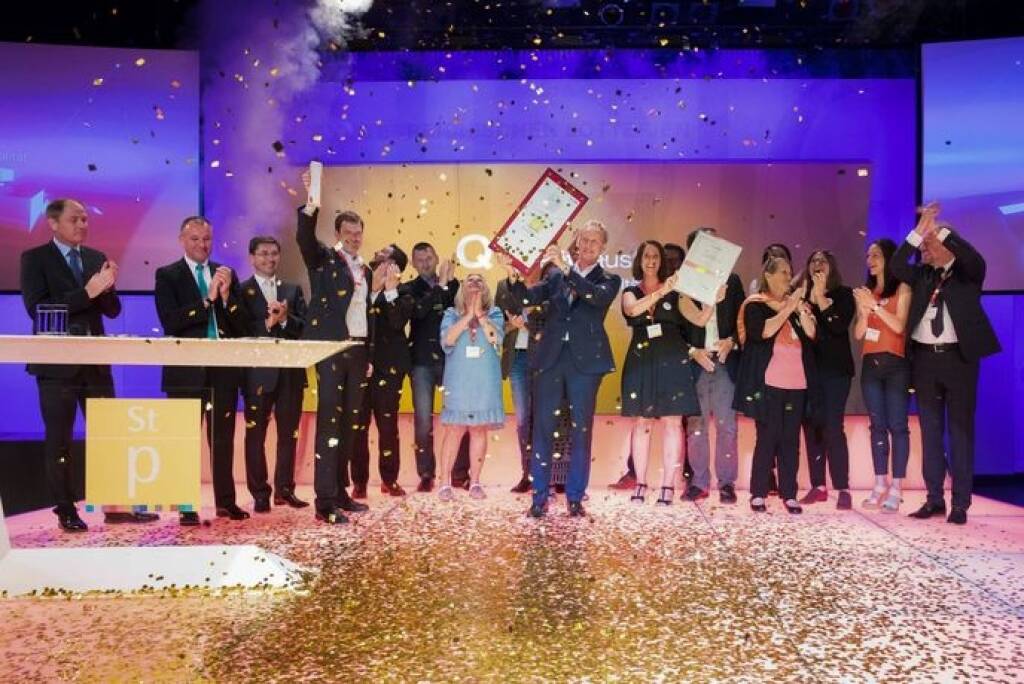 Staatspreis Unternehmensqualität: Sonderpreis für VBV - VBV-Vorsorgekasse bekommt Sonderpreis für wertvolle Beiträge zu gelebter Nachhaltigkeit 
© Anna Rauchenberger, © Aussendung (06.06.2019)