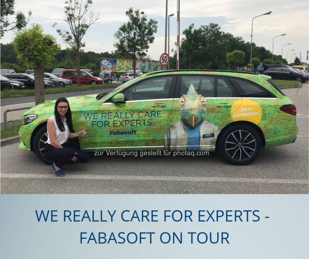 Die Fabasoft Experts sind ab jetzt on tour - mit unserem neuen, coolen Poolcar :-) ...  Source: http://facebook.com/fabasoft, © Aussender (15.06.2019) 