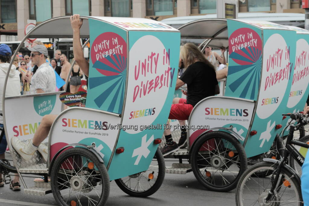 Siemens, Regenbogenparade Wien, 15.6.19 (16.06.2019) 