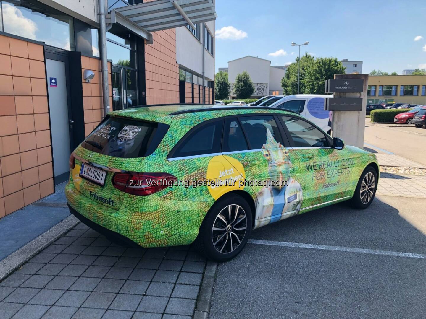 Fabasoft Poolcar: Heute waren wir mit unserem neuen Poolcar zu Besuch bei vorauerfriends  We really CAR for experts  Source: http://facebook.com/fabasoft