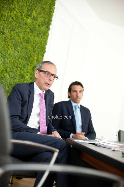 Wilhelm Celeda (Kathrein Bank), Stefan Neubauer (Kathrein Bank), © Michaela Mejta/photaq.com (18.07.2019) 