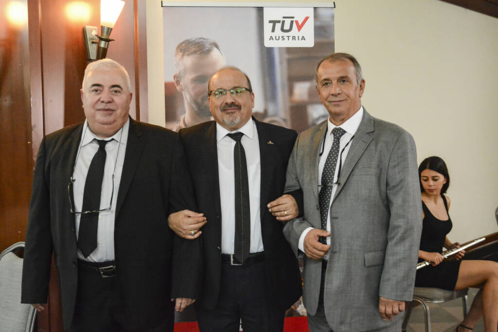 TÜV AUSTRIA Group: TÜV AUSTRIA Group erwirbt ZfP-Pionier Sila Kalite; von links: Halit Battal, Mehmet Bozkırlı and Reha Güncan; Fotocredit: TÜV AUSTRIA Turk, © Aussendung (24.07.2019) 