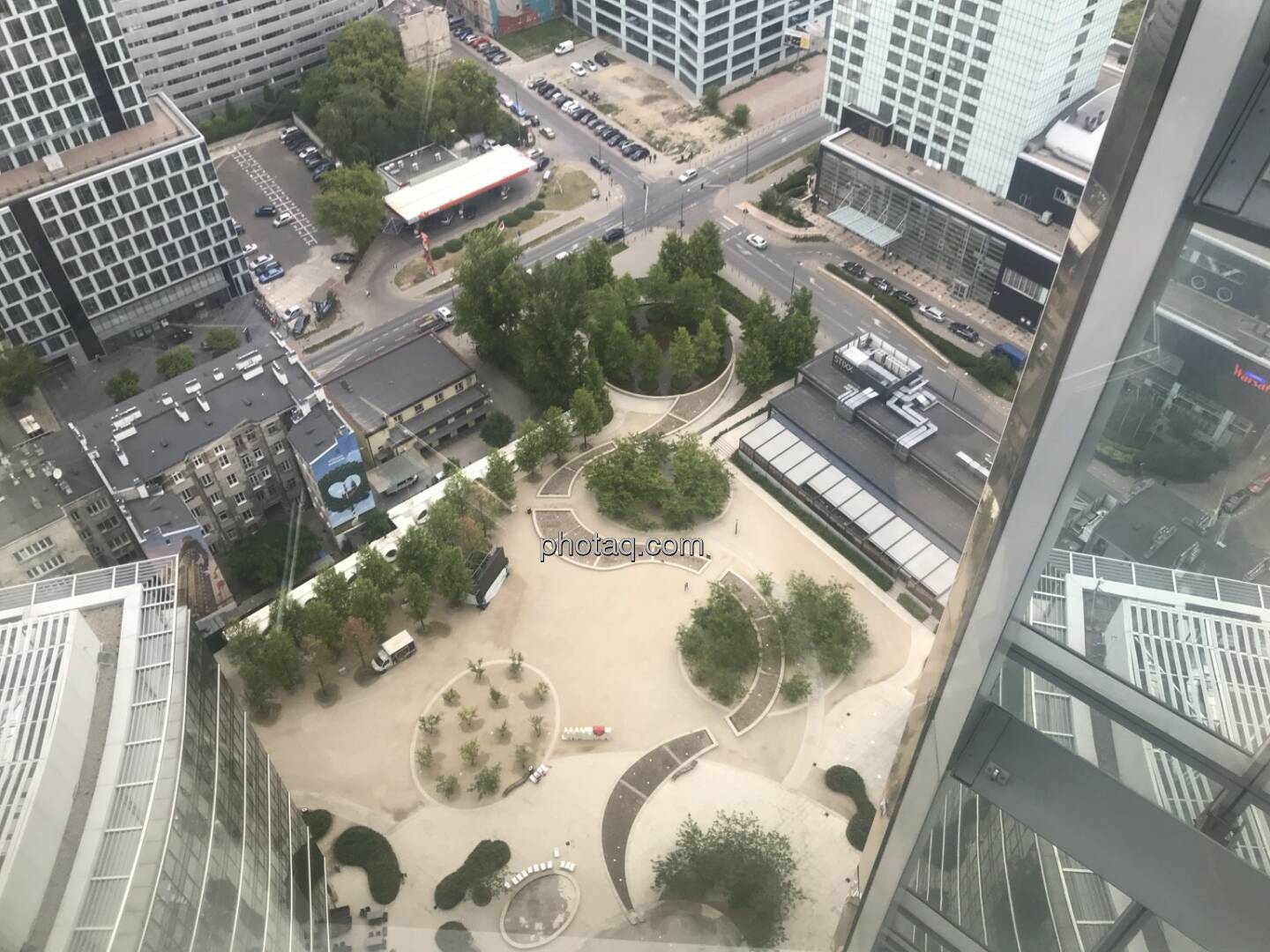 Blick aus dem Warsaw Spire Immofinanz