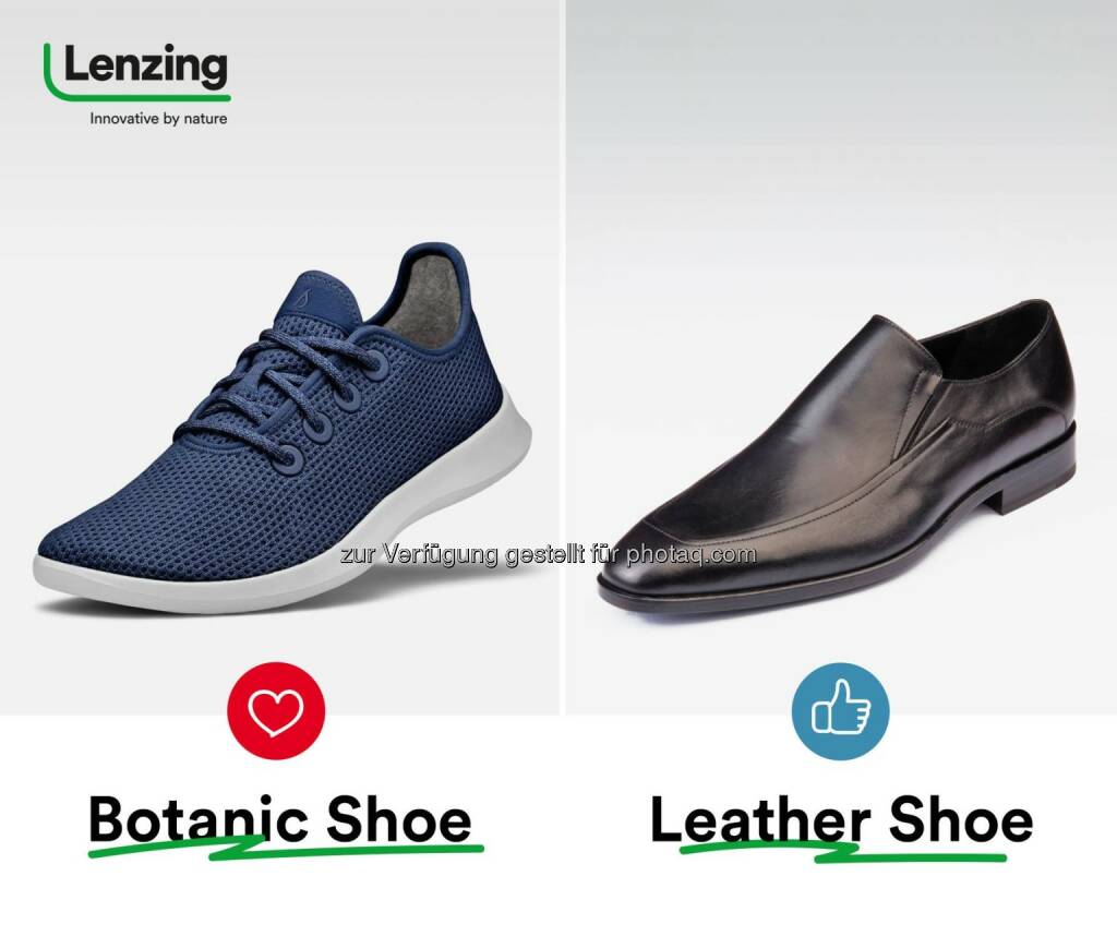 Which shoe would you rather wear today? Allbirds Tree Runners made of our TENCEL™ branded lyocell fibers or leather shoes?   Source: http://facebook.com/LenzingGroup, © Aussender (15.08.2019) 