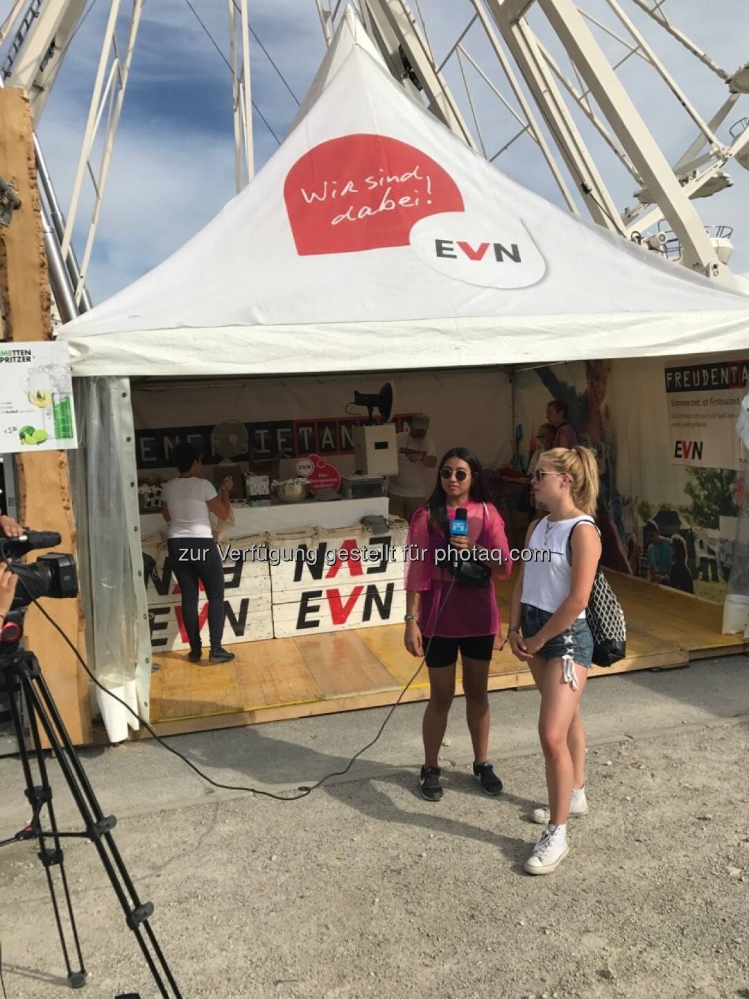 Wir schicken euch fotografische Grüße vom FM4 Frequency Festival und freuen uns auf euren Besuch am EVN Stand 