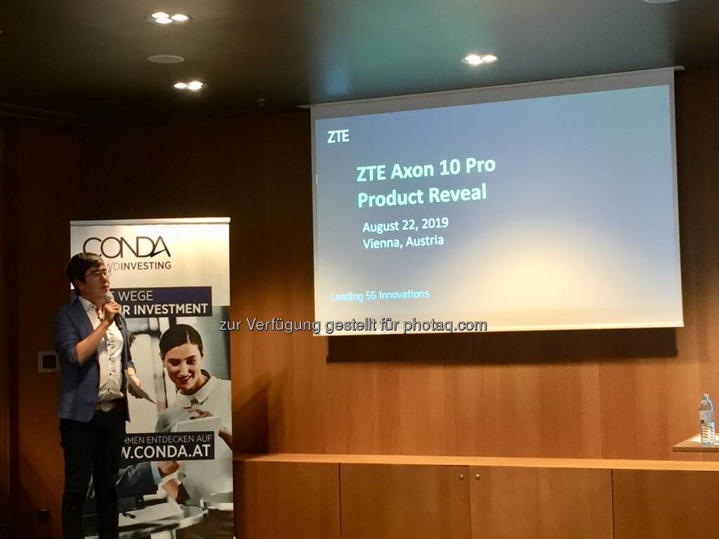 ZTE als Sponsor des Conda-Events, 22.8.19 (23.08.2019) 