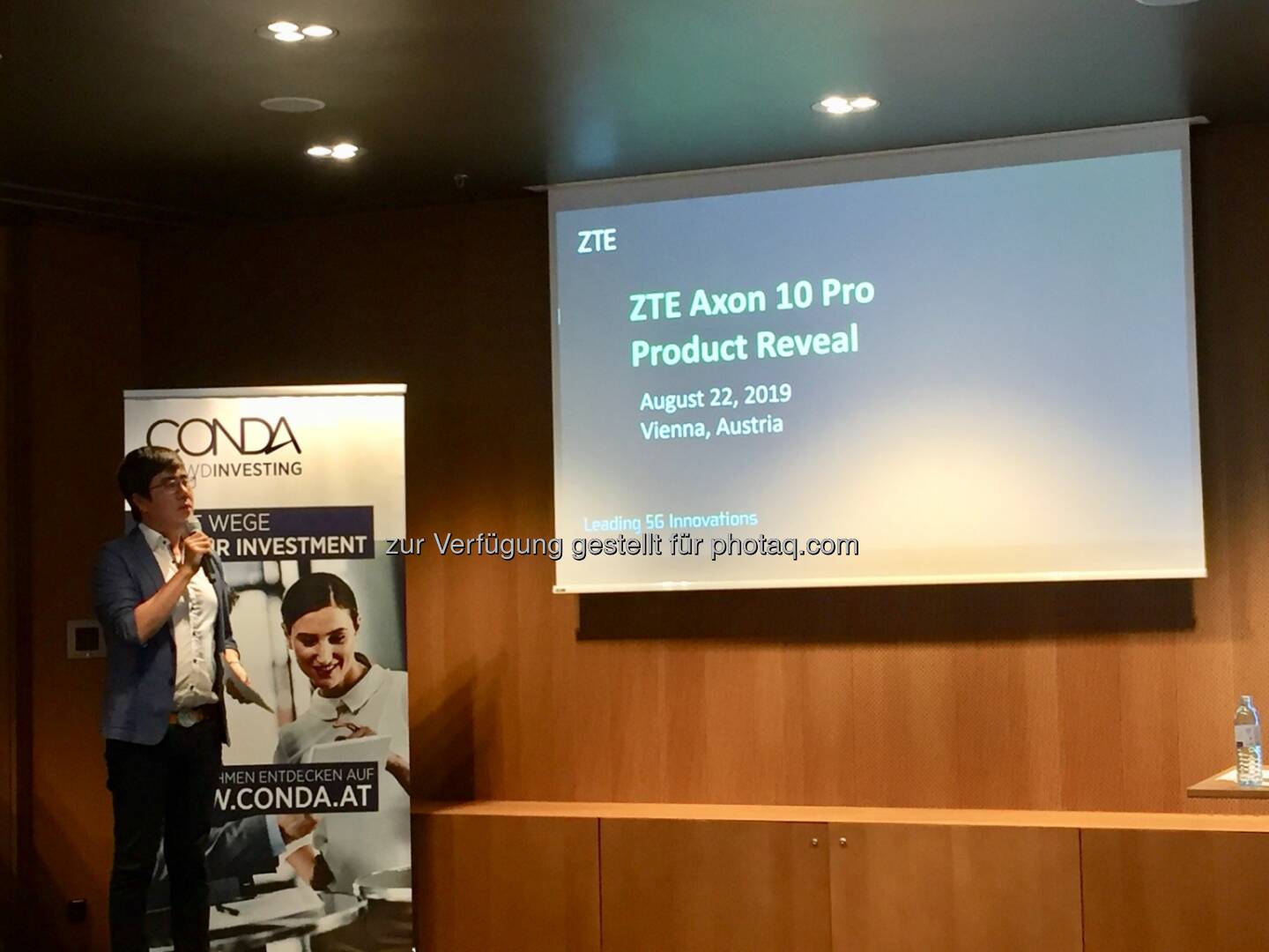 ZTE als Sponsor des Conda-Events, 22.8.19