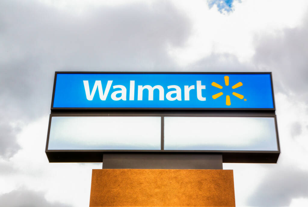 Walmart store, Logo - https://de.depositphotos.com/49968679/stock-photo-walmart-store-sign.html, © <a href=