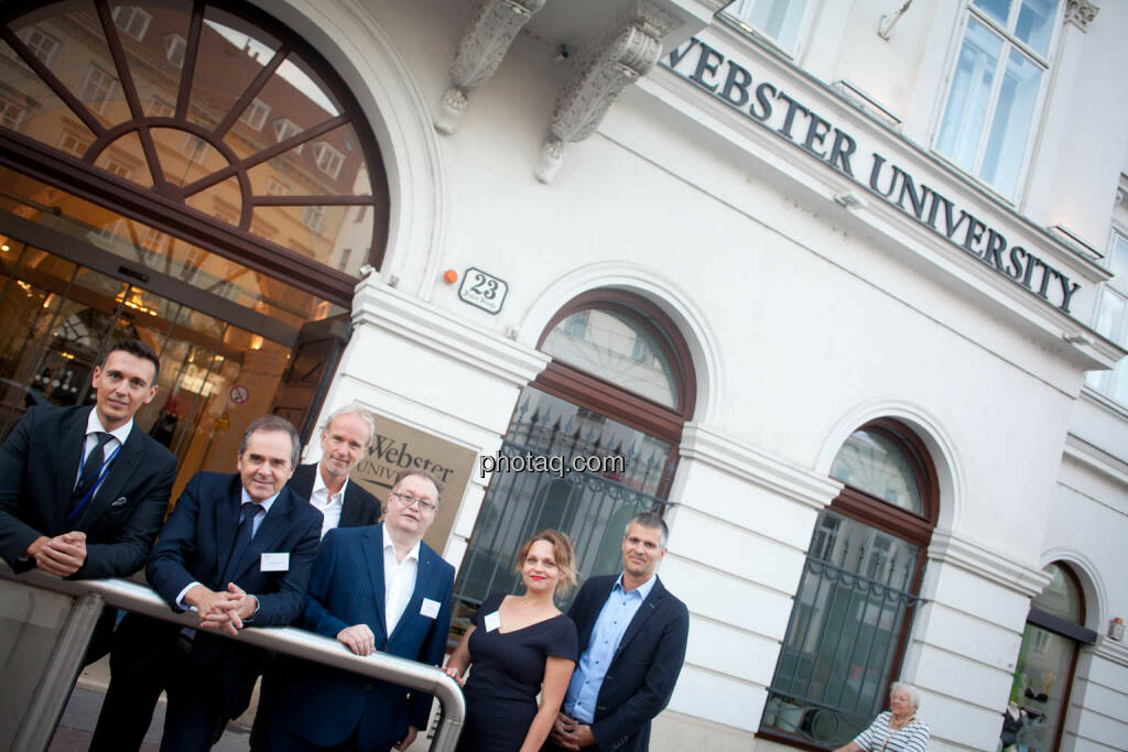 Nikos Antonakakis (Webster Vienna), Wolfgang Matejka (Matejka & Partner), Christian Drastil (BSN), Gregor Rosinger (Rosinger Group), Julia Özturk (NET New Energy) und Michael Eisler (startup300) (18.09.2019) 