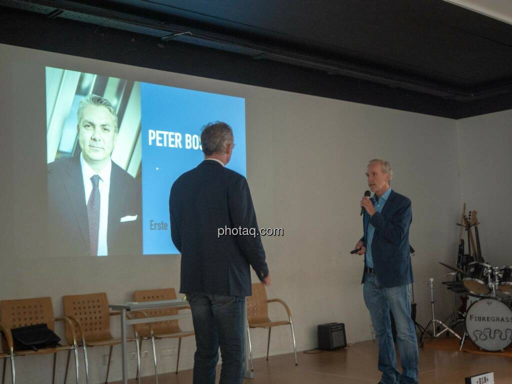 Direktor Franz Anreiter blickt auf Peter Bosek (Erste), Christian Drastil (BSN) (01.10.2019) 
