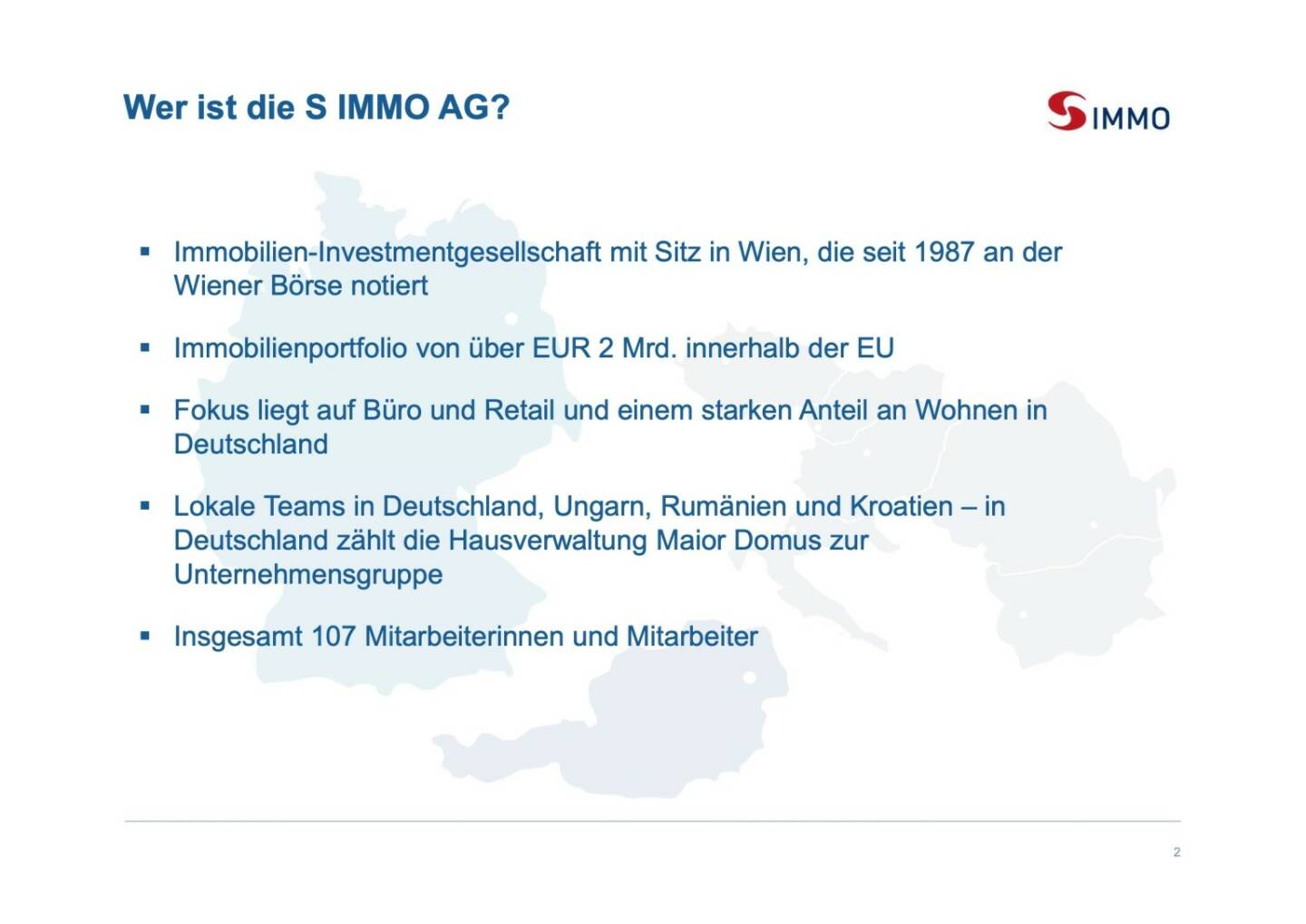 S Immo - Wer ist die S Immo AG?