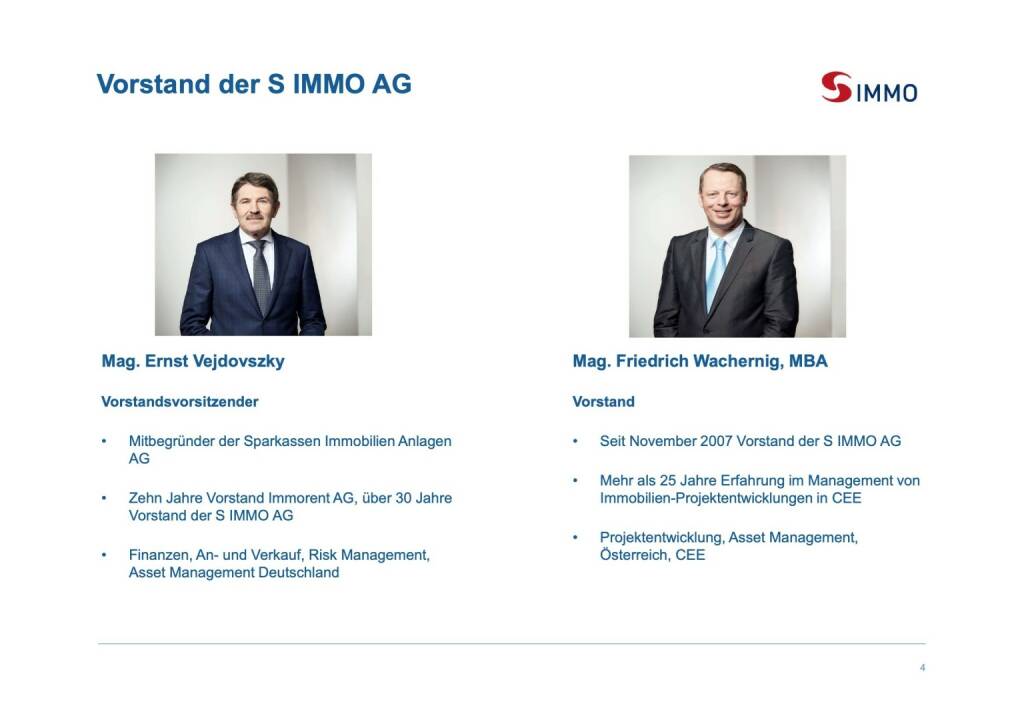 S Immo - Vorstand der S Immo AG (01.10.2019) 