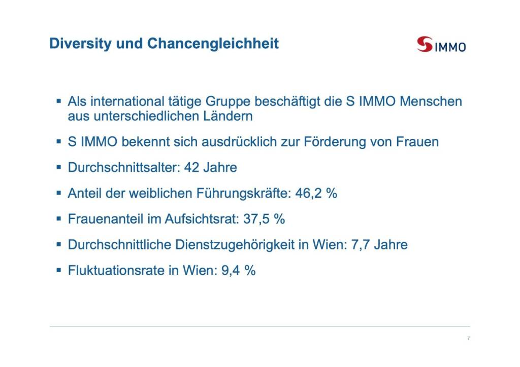 S Immo - Diversity und Chancengleichheit (01.10.2019) 