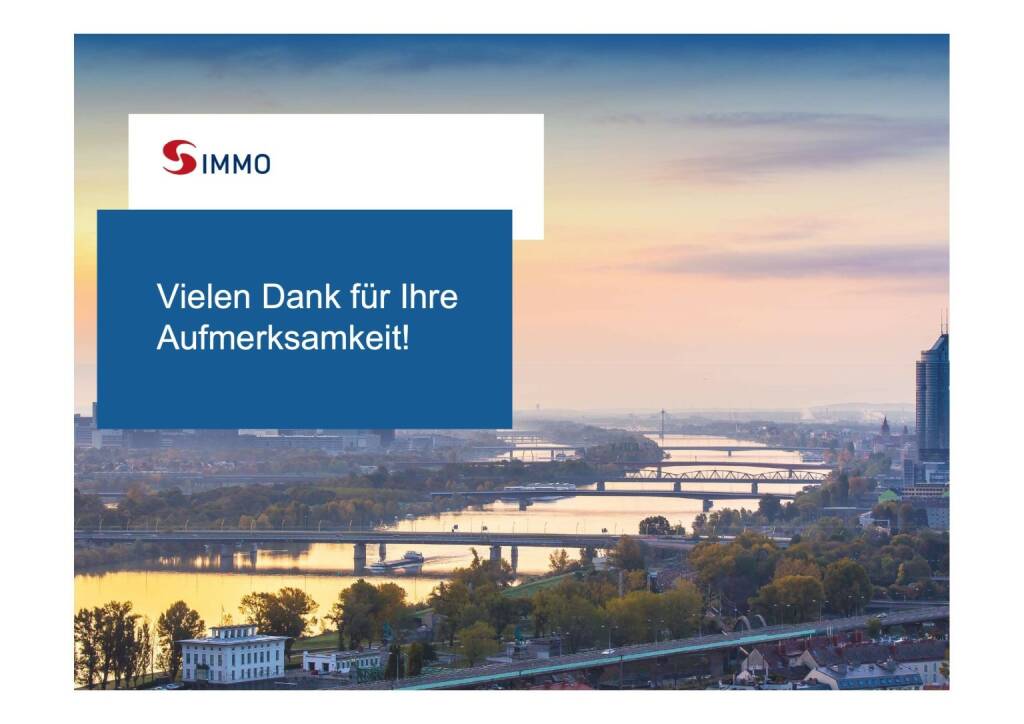 S Immo - Vielen Dank für Ihre Aufmerksamkeit! (01.10.2019) 