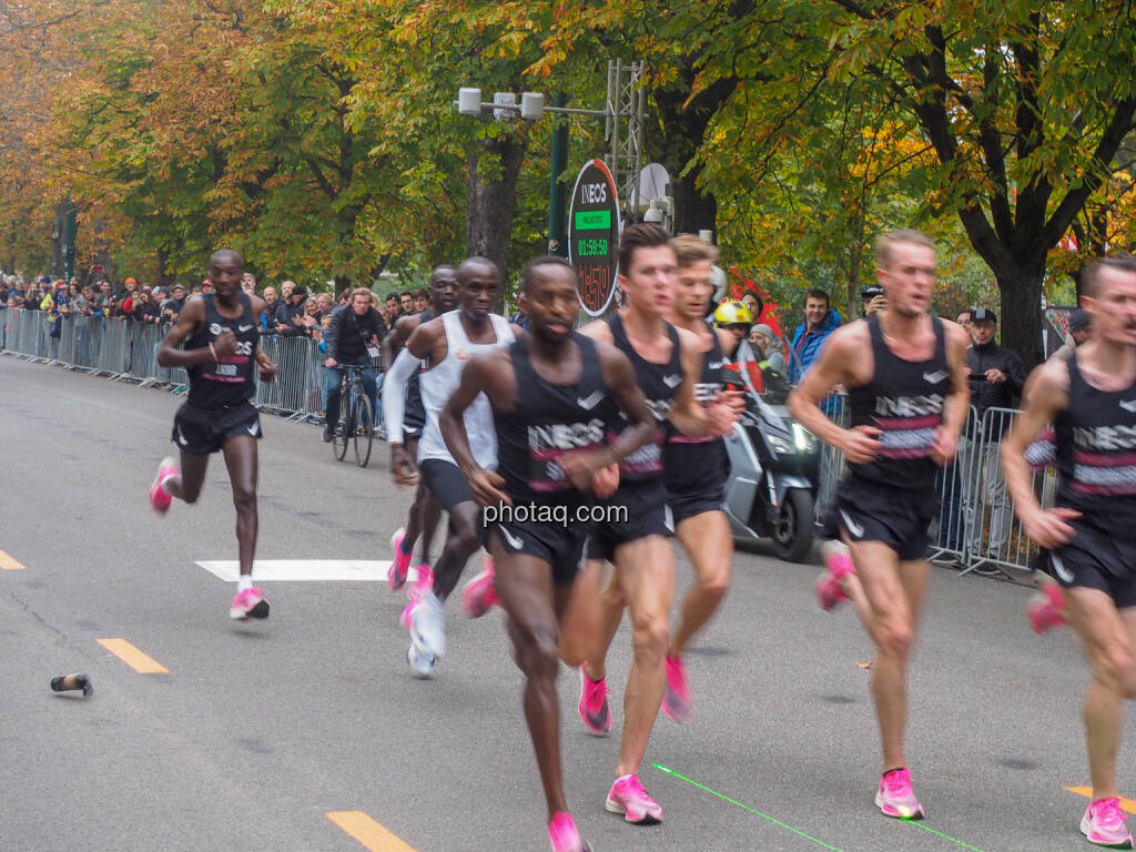 Eliud Kipchoge, Ineos 1:59, Wien, 12.10.2019 // photaq.com