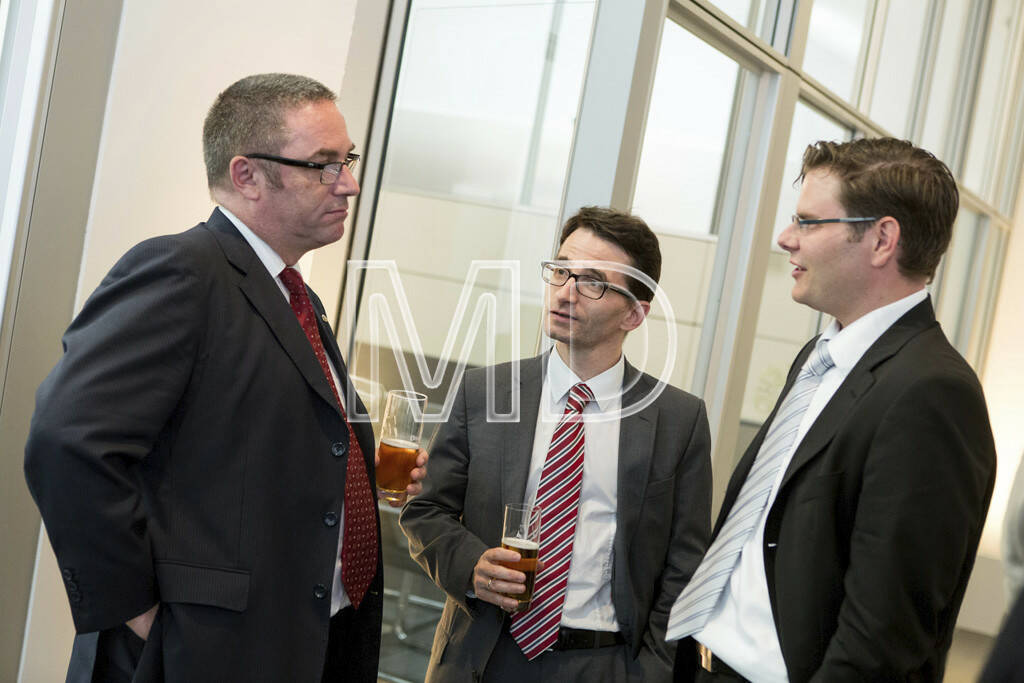 Gernot Maier (GF Schöller Münzhandel), Gustav Mayer (GF Schöller Münzhandel), René Brückler (Philoro), © Martina Draper für Philoro (05.07.2013) 