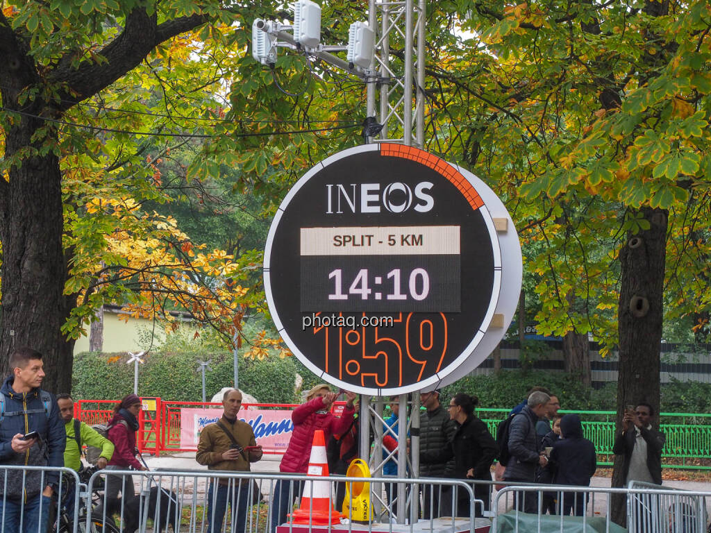 Eliud Kipchoge, Ineos 1:59, Wien, 12.10.2019, 5km, Split 14:10, © Josef Chladek/photaq.com (12.10.2019) 