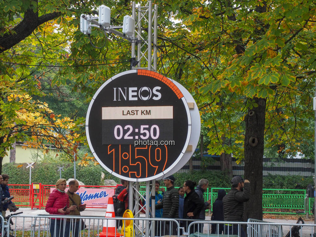 Eliud Kipchoge, Ineos 1:59, Wien, 12.10.2019, 1km 2:50, © Josef Chladek/photaq.com (12.10.2019) 