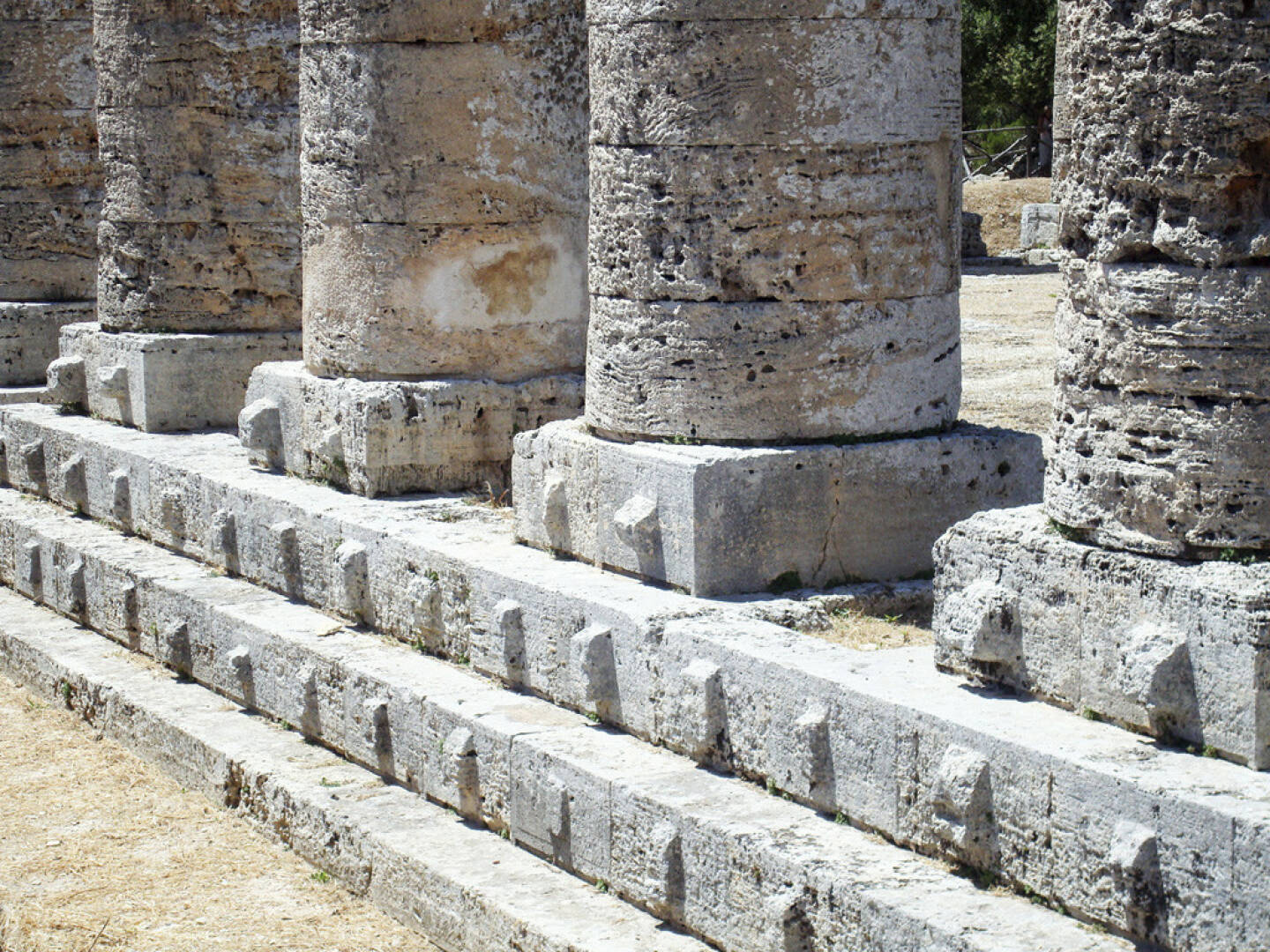 griechischer Tempel, Sizilien, Säulen