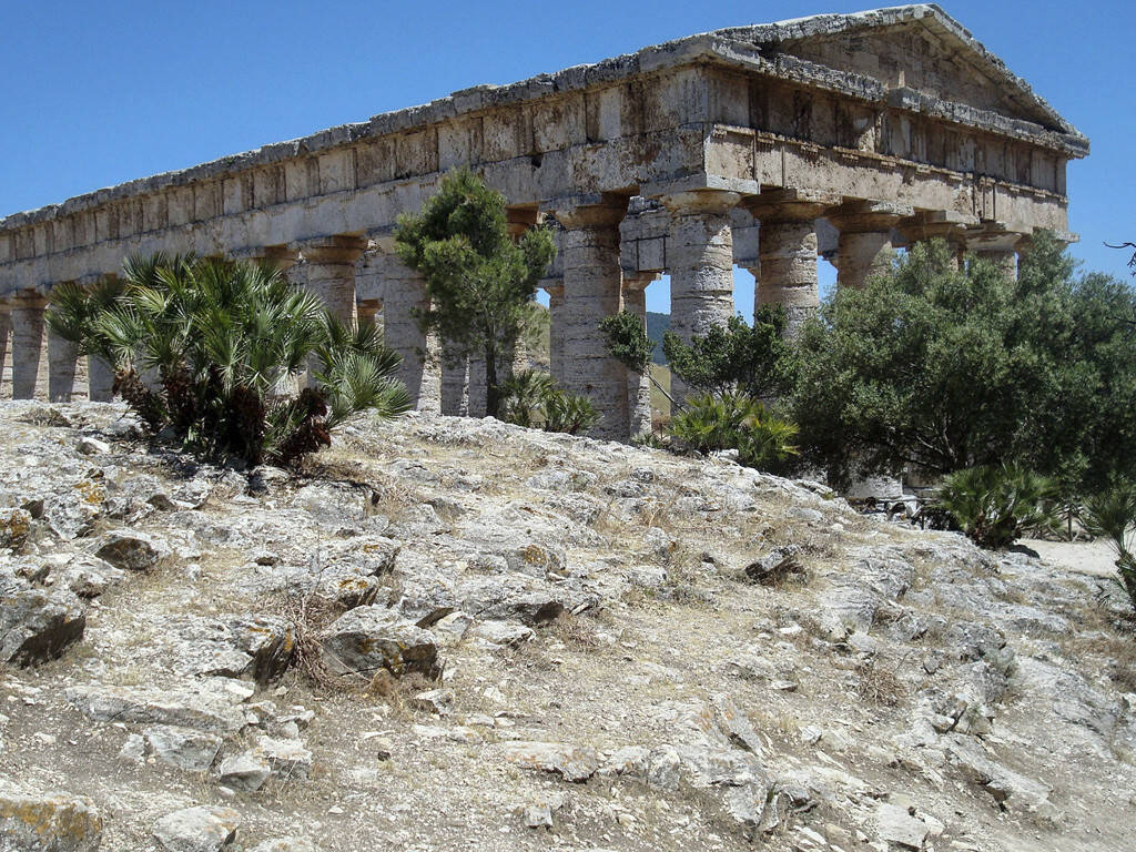 griechischer Tempel, Sizilien, © Gabriele Hartweger (05.07.2013) 