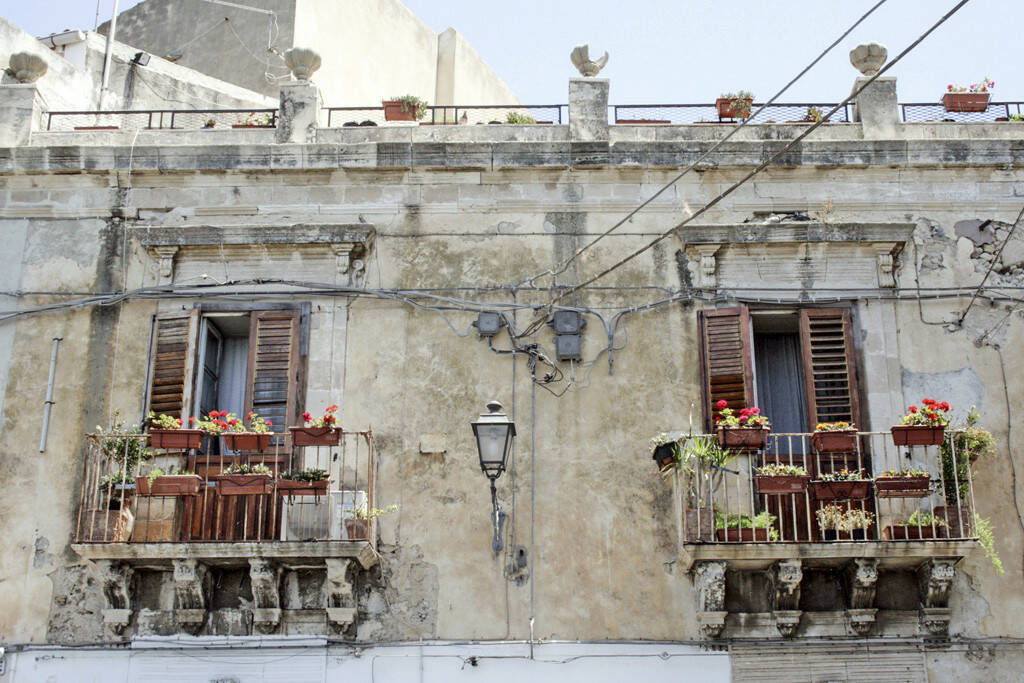 Balkone, Palermo, Sizilien, © Gabriele Hartweger (05.07.2013) 