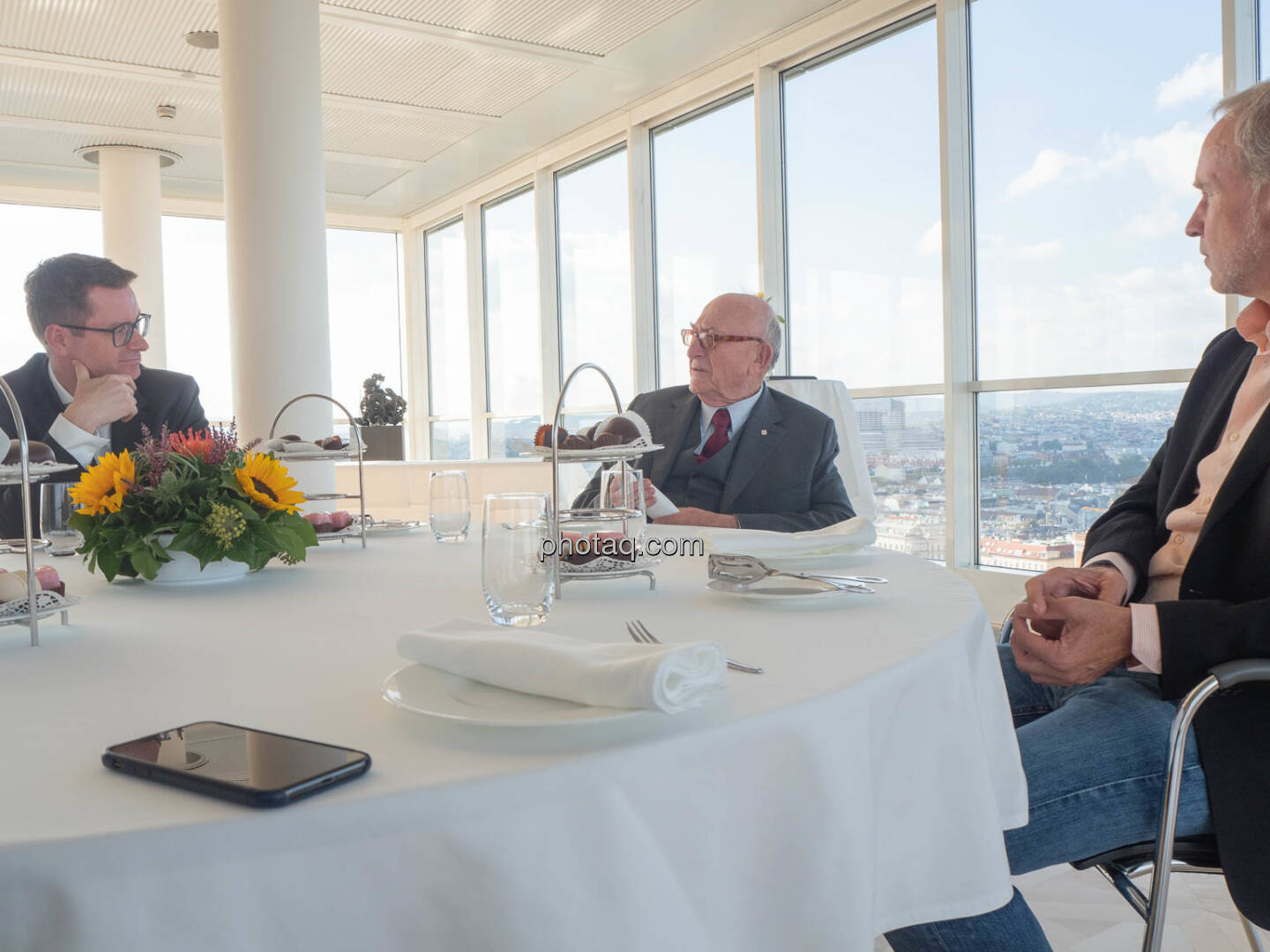 Christian Kreuzer (Wiener Städtische), Günter Geyer (VIG), Christian Drastil (BSN)