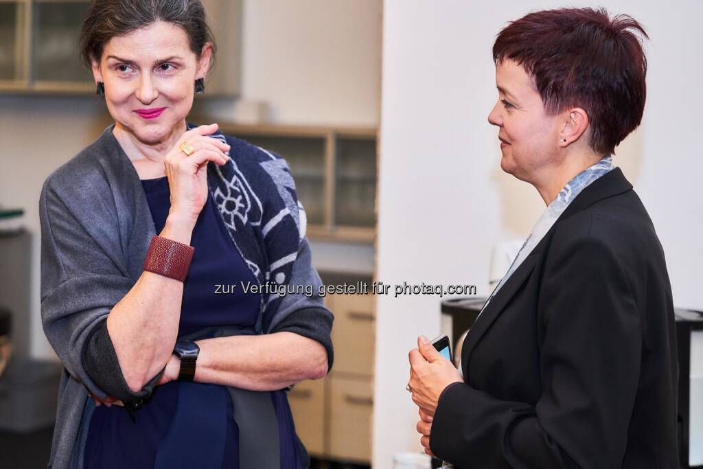 Brigitta Schwarzer (Inara GmbH), Silvia Wendecker (Wiener Börse), © FotoLois.com / Alois Spandl (24.10.2019) 