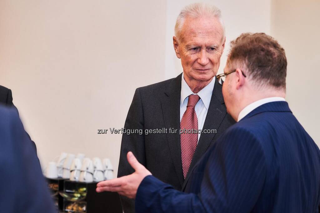 Wolfgang Lusak (Lobby der Mitte) und Gregor Rosinger (Rosinger Group), © FotoLois.com / Alois Spandl (24.10.2019) 
