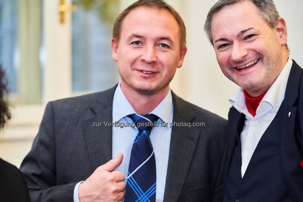 Eduard Bretthauer (Rosinger Group), Jochen Ressel (Senat der Wirtschaft) , © FotoLois.com / Alois Spandl (24.10.2019) 